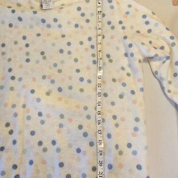 Betta Mohair Alpaca Blend Sweater Womens Plus Size 1X Blue Made In Italy - Picture 5 of 6